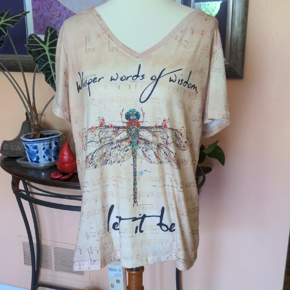 Dragonfly Ladies T Shirt Top